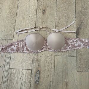 Adore Me Lace Push-Up Bra in Tan